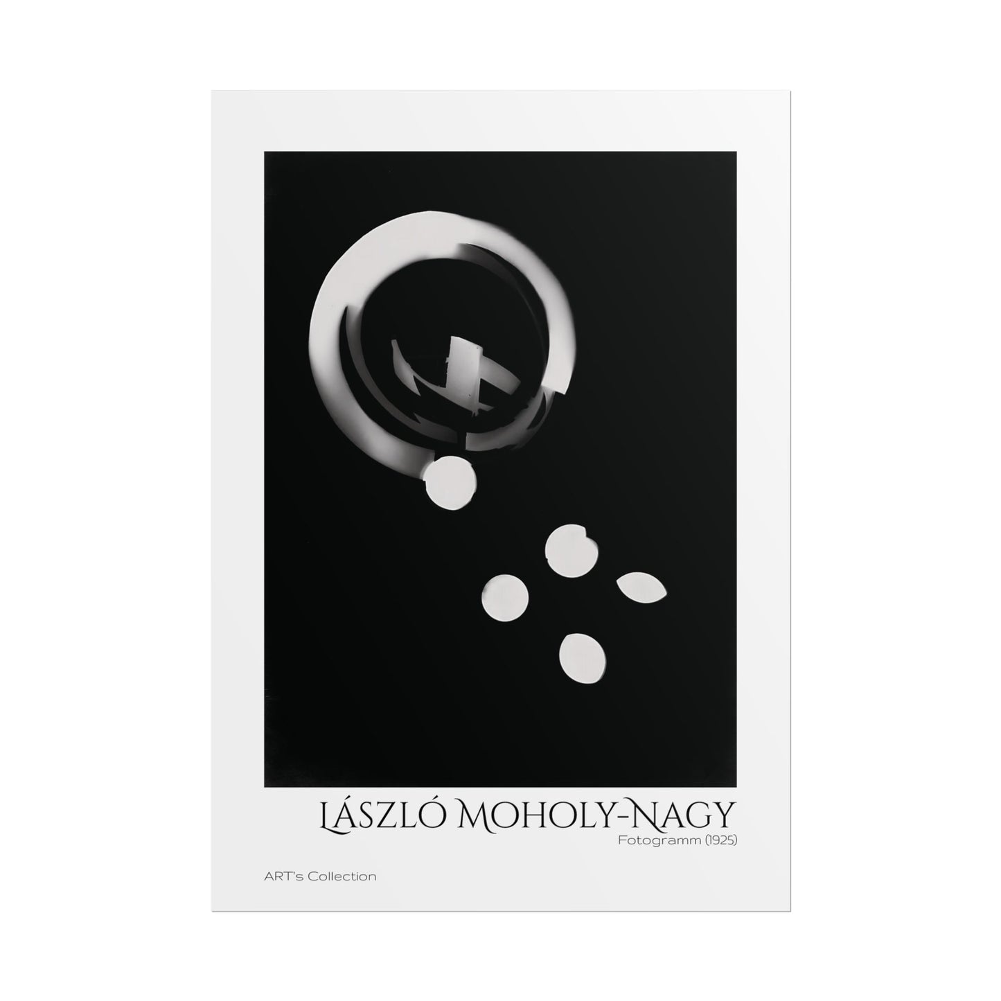 Fotogramm (1925) by László Moholy-Nagy / Affiche imprimée - Série ART's Collection