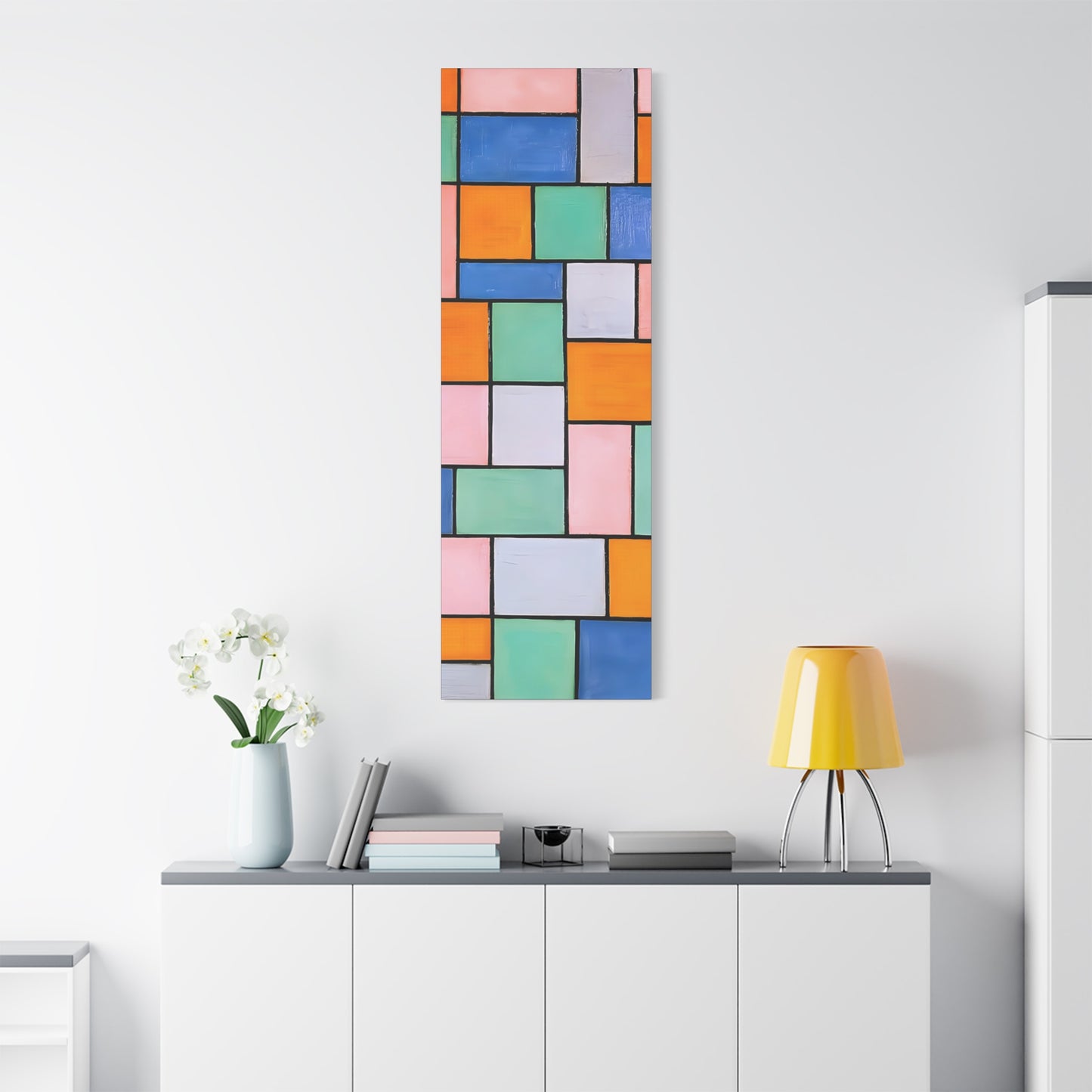 Composition in dissonances (1919) by Theo van Doesburg  / Reproduction Fine Art sur Toile / Epaisseur 3.2 cm - 1.25 inch