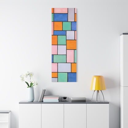 Composition in dissonances (1919) by Theo van Doesburg  / Reproduction Fine Art sur Toile / Epaisseur 3.2 cm - 1.25 inch