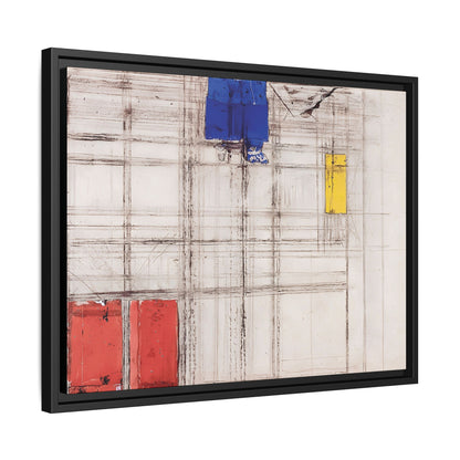 Study for a Composition (1940-1941) by Piet Mondrian  / Toile encadrée sur caisse américaine
