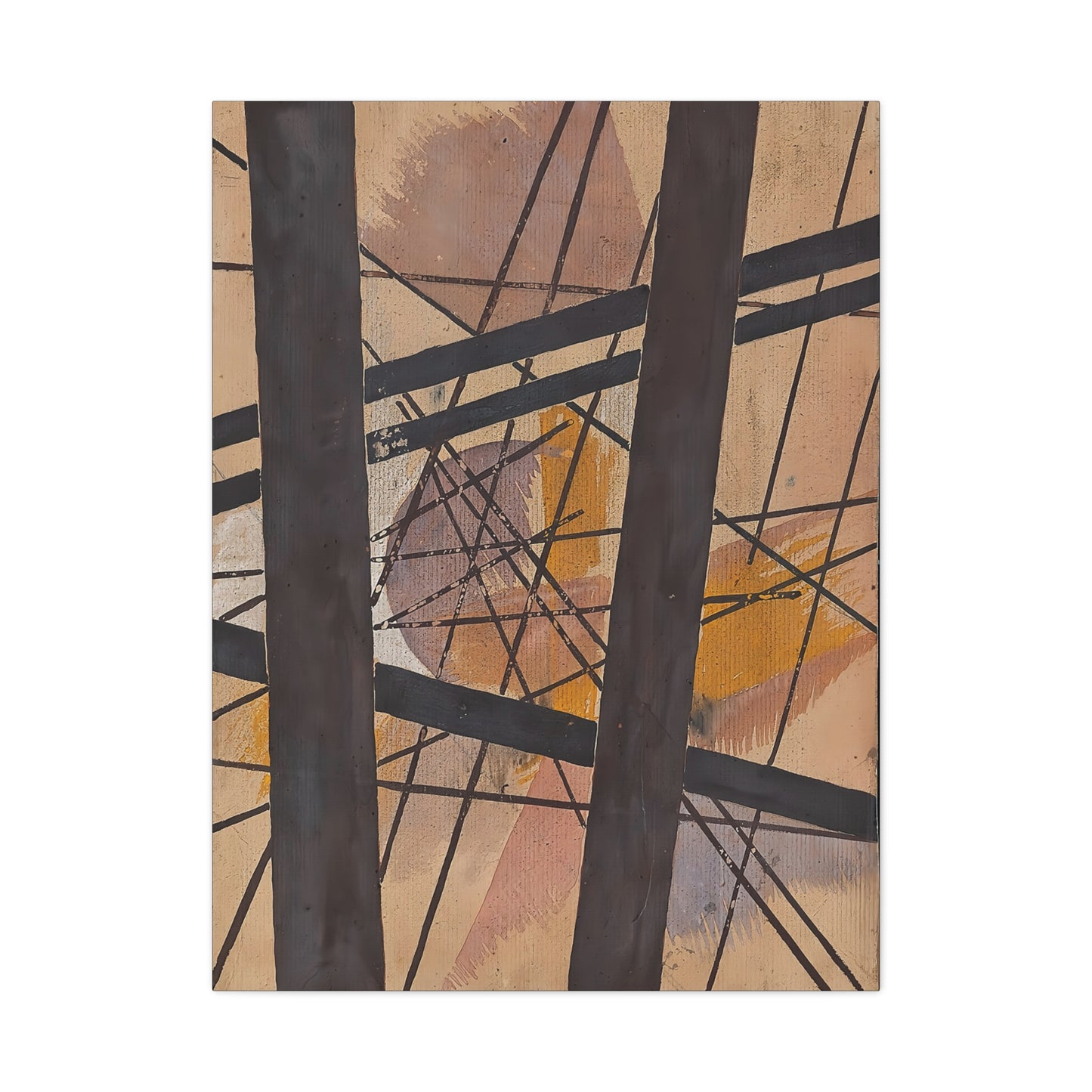 Raum-Kraft Komposition (1921-22) by Lyubov Popova  / Reproduction Fine Art sur Toile /  Epaisseur 3.2 cm - 1.25 inch
