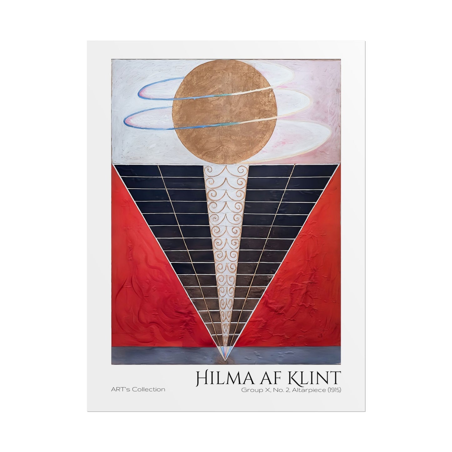 Group X No 2 Altarpiece (1915) by Hilma af Klint  / Affiche imprimée - Série ART's Collection
