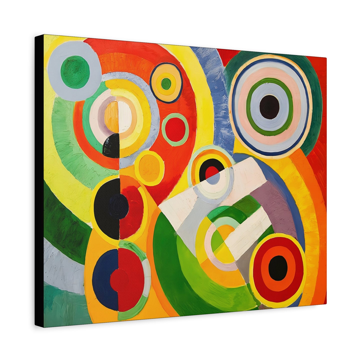 Rythme, Joie de vivre (1930) by Robert Delaunay / Reproduction Fine Art sur Toile / Large Epaisseur 3.2 cm - 1.25 inch