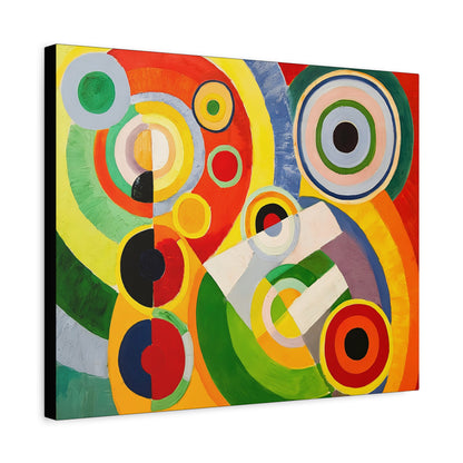 Rythme, Joie de vivre (1930) by Robert Delaunay / Reproduction Fine Art sur Toile / Large Epaisseur 3.2 cm - 1.25 inch