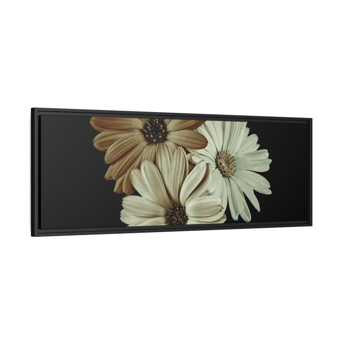 Collection Signature "FLORAL Numéro 3" sur Toile encadrée avec caisse américaine