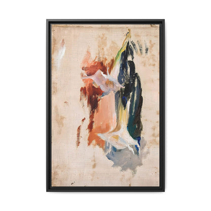 Study of a flower by Jan Ciaglinski  / Toile encadrée sur caisse américaine