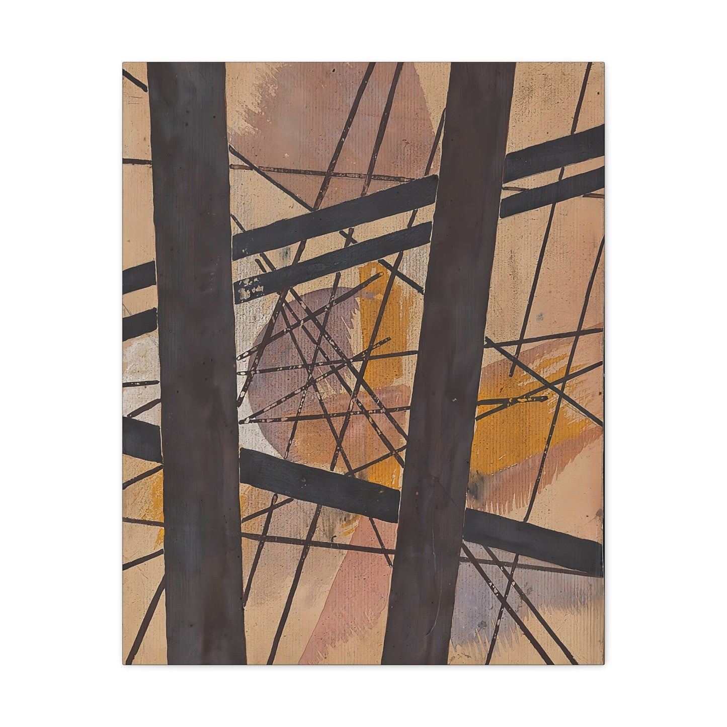 Raum-Kraft Komposition (1921-22) by Lyubov Popova  / Reproduction Fine Art sur Toile /  Epaisseur 3.2 cm - 1.25 inch