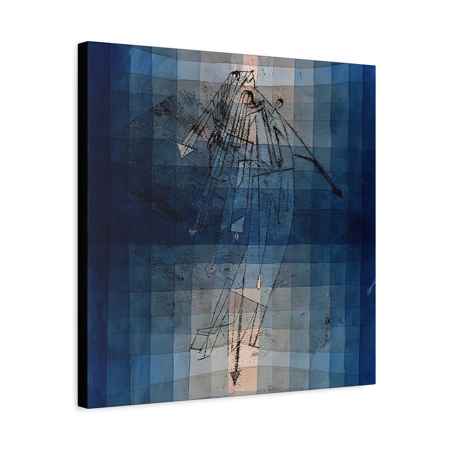 Dance of Moth (1923) by Paul Klee  / Reproduction Fine Art sur Toile / Epaisseur 3.2 cm - 1.25 inch