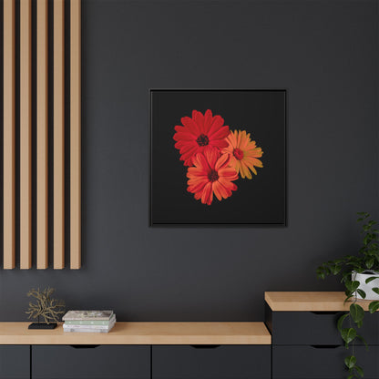 Collection Signature "FLORAL Numéro 1" sur Toile encadrée avec caisse américaine