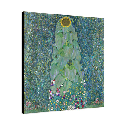 Sunflowers (1883) by Gustav Klimt / Reproduction Fine Art sur Toile / Flanc Large Epaisseur 3.2 cm - 1.25 inch