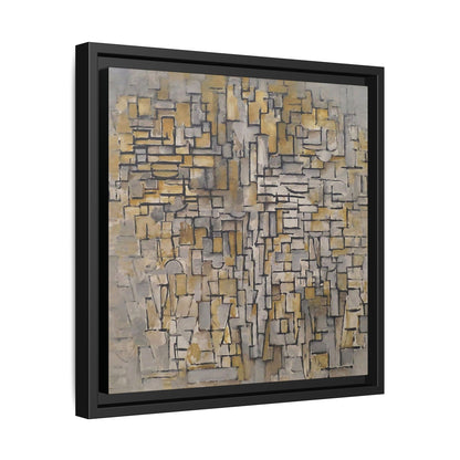 Tableau Numéro 2 Composition VII (1913) by  Piet Mondrian  / Toile encadrée sur caisse américaine