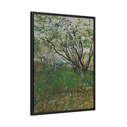The Flowering Orchard (1888) by Vincent van Gogh / Toile encadrée sur caisse américaine