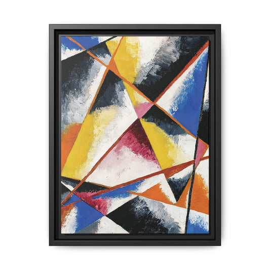 Untitled Compositions (circa 1916)  by Lyubov Popova / Toile encadrée sur caisse américaine