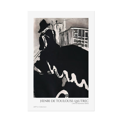 Ultime Ballade (1893) by Henri de Toulouse-Lautrec / Affiche imprimée - Série ART's Collection