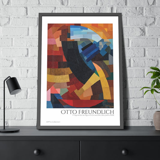 Fragments de figure à l'ensemble des plans (1928) by Otto Freundlich  / Affiche Encadrée série ART's Collection