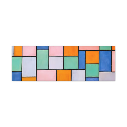 Composition in dissonances (1919) by Theo van Doesburg  / Reproduction Fine Art sur Toile / Epaisseur 3.2 cm - 1.25 inch