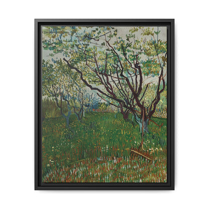The Flowering Orchard (1888) by Vincent van Gogh / Toile encadrée sur caisse américaine