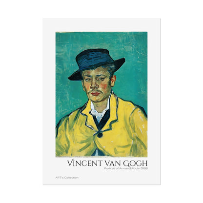 Portrait of Armand Roulin (1888) by Vincent van Gogh / Affiche imprimée - Série ART's Collection