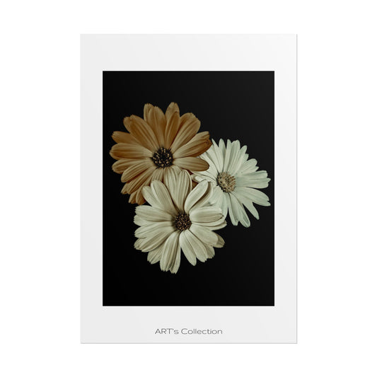 Collection Signature "FLORAL Numéro 3" sur Affiche imprimée - Série ART's Collection