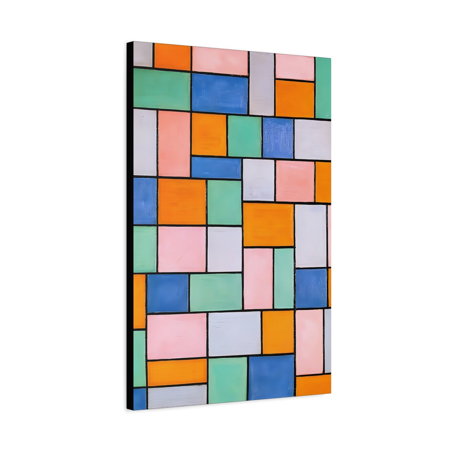 Composition in dissonances (1919) by Theo van Doesburg  / Reproduction Fine Art sur Toile / Epaisseur 3.2 cm - 1.25 inch