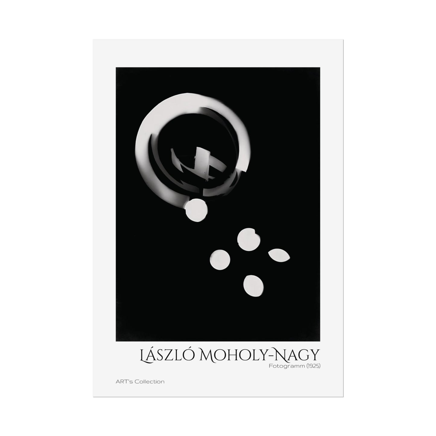 Fotogramm (1925) by László Moholy-Nagy / Affiche imprimée - Série ART's Collection
