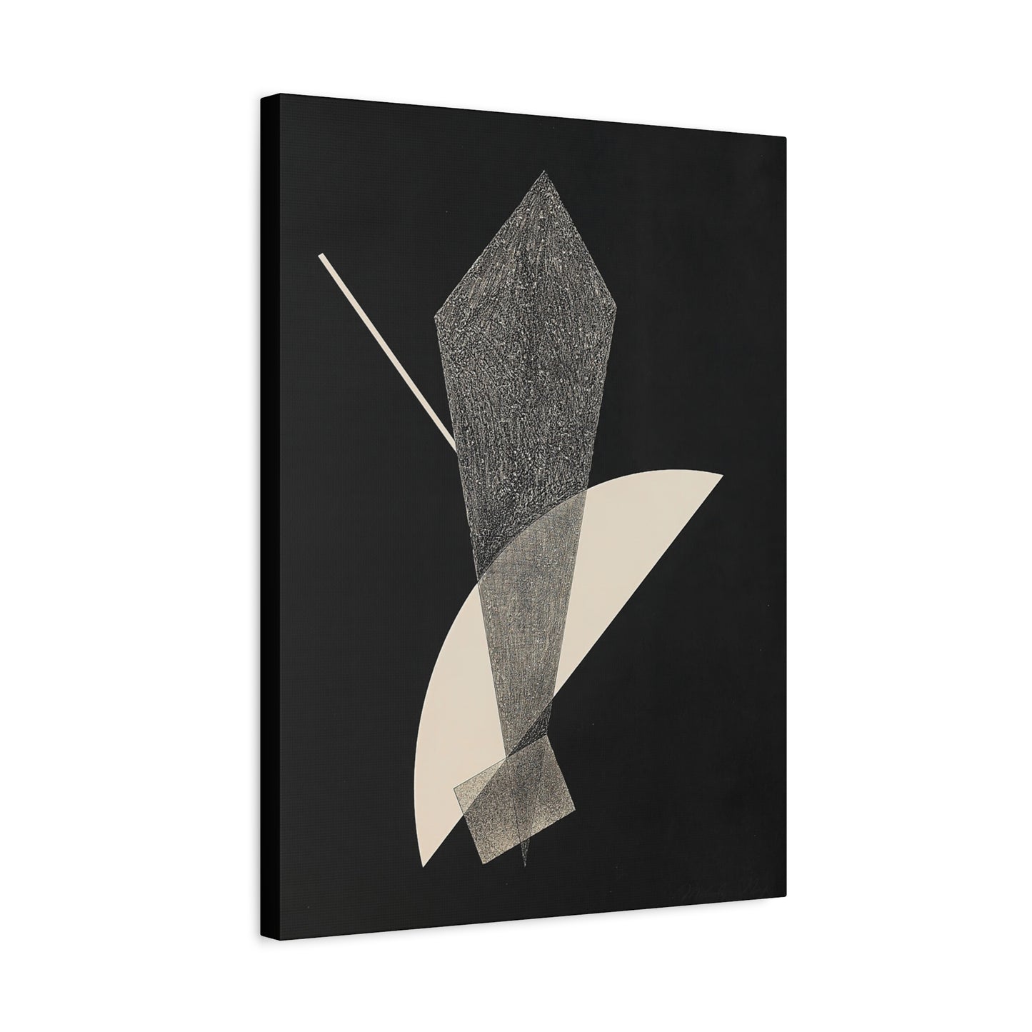 Konstruktion V (1923) by László Moholy-Nagy  / Reproduction Fine Art sur Toile /  Epaisseur 3.2 cm - 1.25 inch