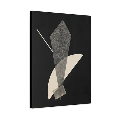 Konstruktion V (1923) by László Moholy-Nagy  / Reproduction Fine Art sur Toile /  Epaisseur 3.2 cm - 1.25 inch