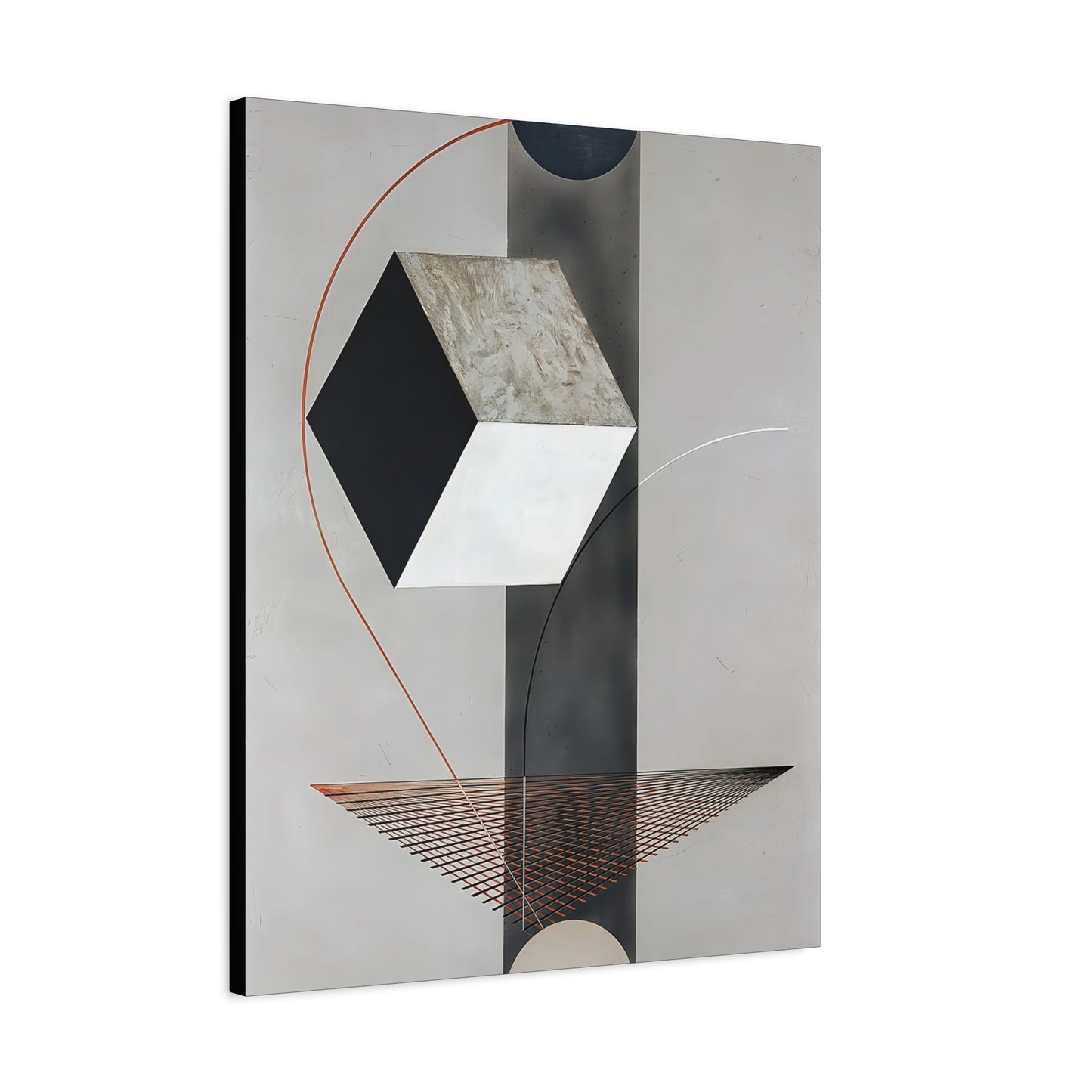 Proun 99 (ca. 1923-1925) by El Lissitzky / Reproduction Fine Art sur Toile /  Epaisseur 3.2 cm - 1.25 inch