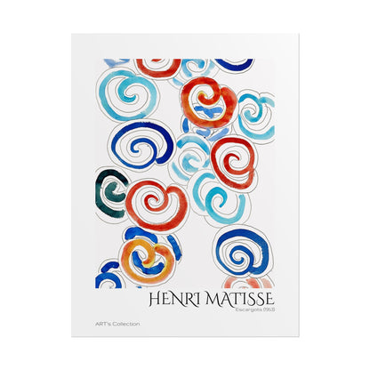 Escargots (1953) by Henri Matisse / Affiche imprimée - Série ART's Collection