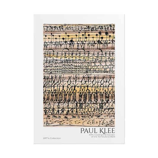 ERA. Cooling in a Garden of the Torrid Zone (1923) by Paul Klee / Affiche imprimée - Série ART's Collection
