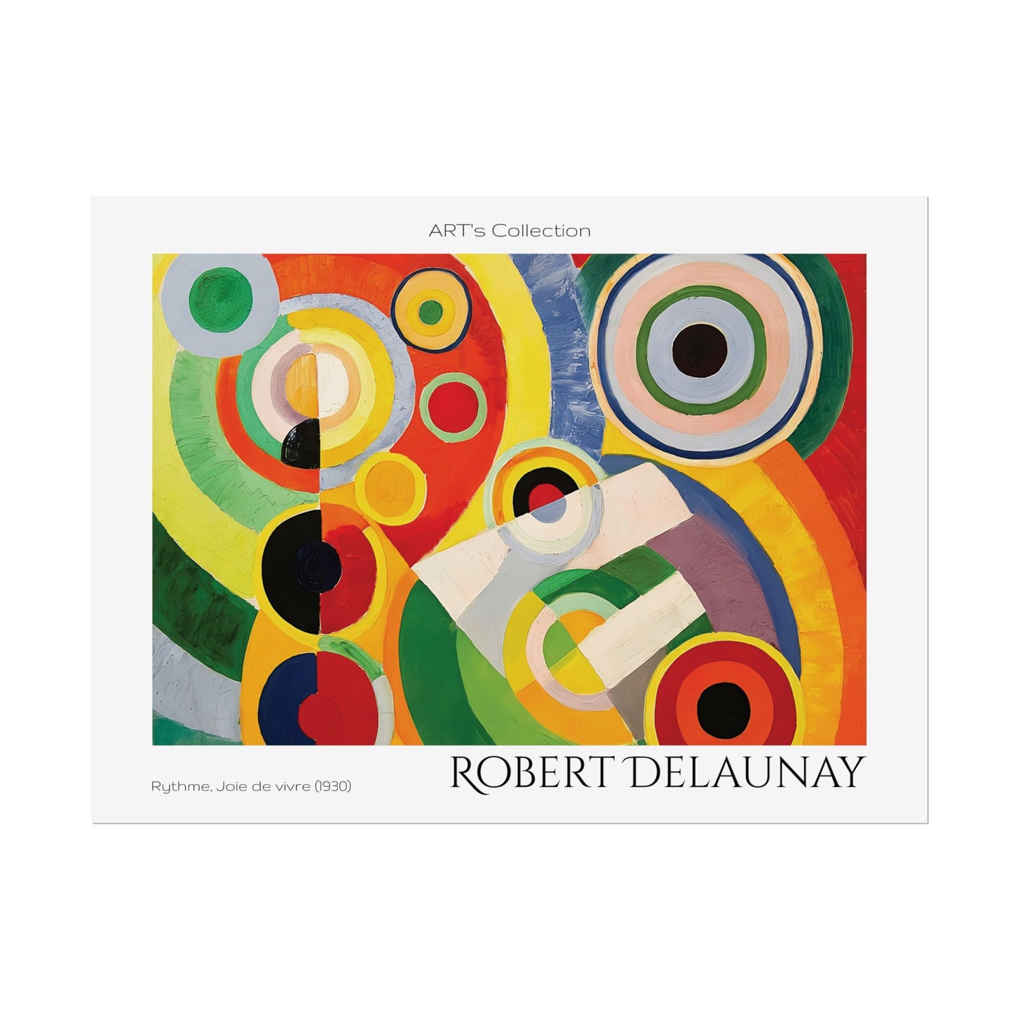Rythme, Joie de vivre (1930) by Robert Delaunay / Affiche imprimée - Série ART's Collection