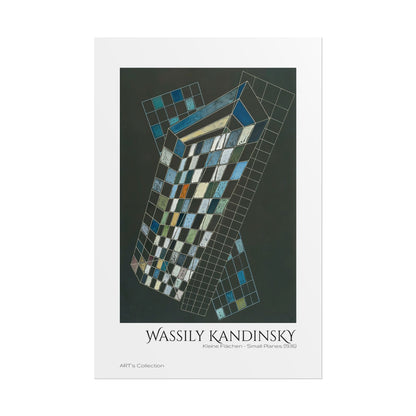 Kleine Flächen - Small Planes (1936) by Wassily Kandinsky / Affiche imprimée - Série ART's Collection