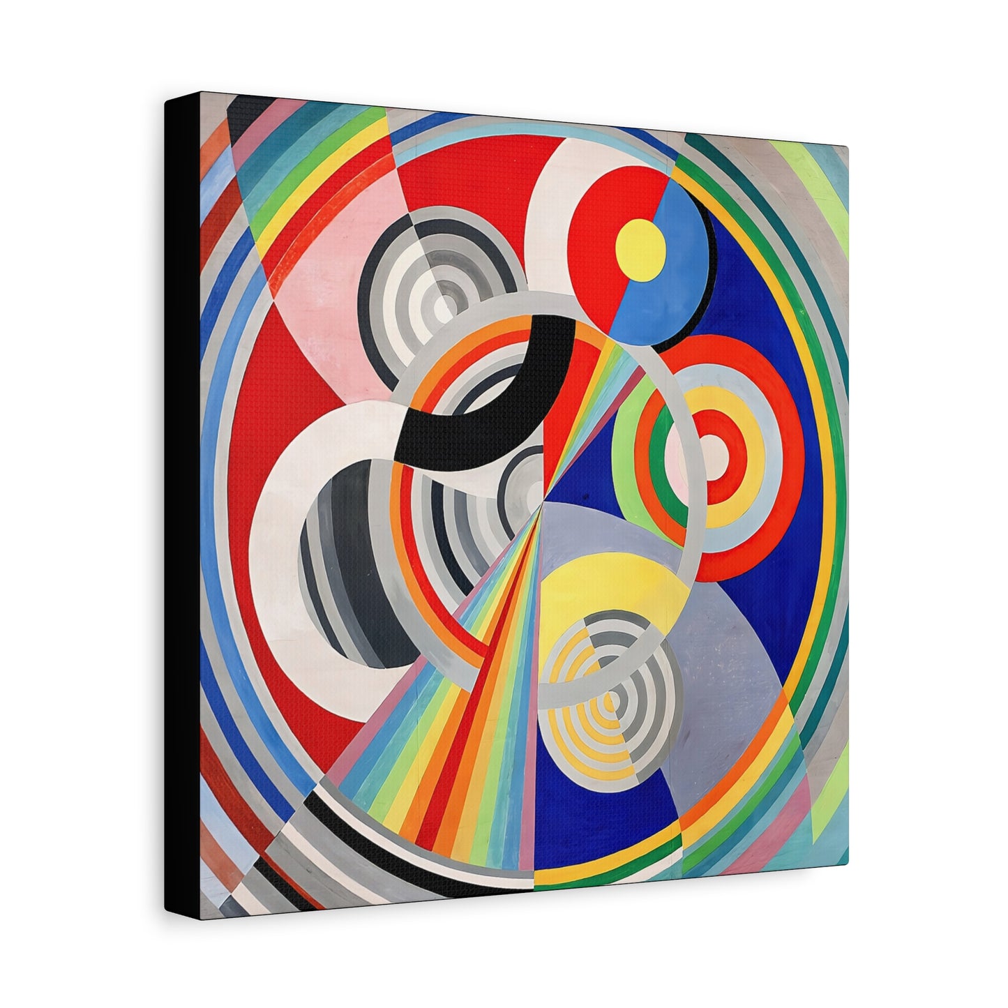Rythme numéro 1 (1938) by Robert Delaunay / Reproduction Fine Art sur Toile / Large Epaisseur 3.2 cm - 1.25 inch
