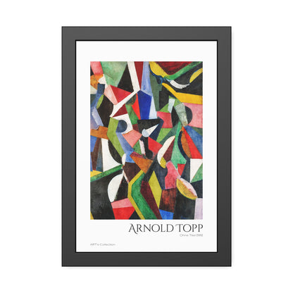 Ohne Titel (1919) by Arnold Topp / Affiche Encadrée série ART's Collection