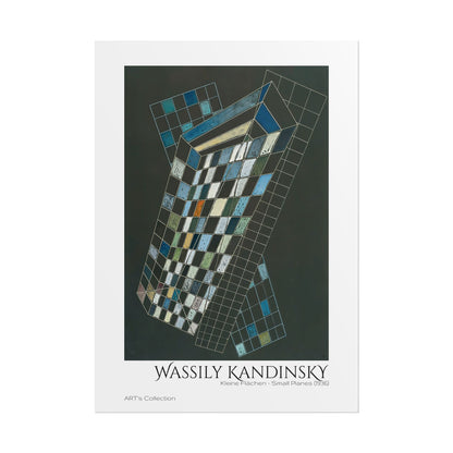 Kleine Flächen - Small Planes (1936) by Wassily Kandinsky / Affiche imprimée - Série ART's Collection