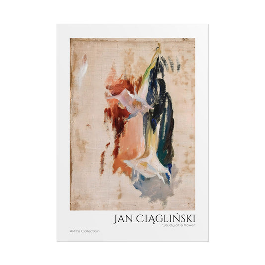 Study of a flower by Jan Ciaglinski / Affiche imprimée - Série ART's Collection
