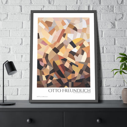 Komposition (ca 1939-1942) by Otto Freundlich  / Affiche Encadrée série ART's Collection