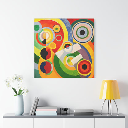 Rythme, Joie de vivre (1930) by Robert Delaunay / Reproduction Fine Art sur Toile / Large Epaisseur 3.2 cm - 1.25 inch