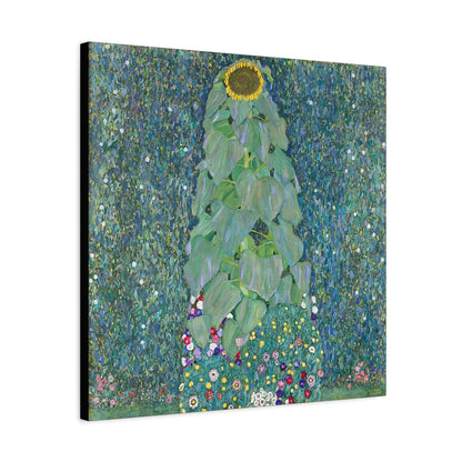 Sunflowers (1883) by Gustav Klimt / Reproduction Fine Art sur Toile / Flanc Large Epaisseur 3.2 cm - 1.25 inch