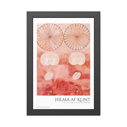The Ten Largest, No. 9, Old Age (1907) by Hilma af Klint  / Affiche Encadrée série ART's Collection
