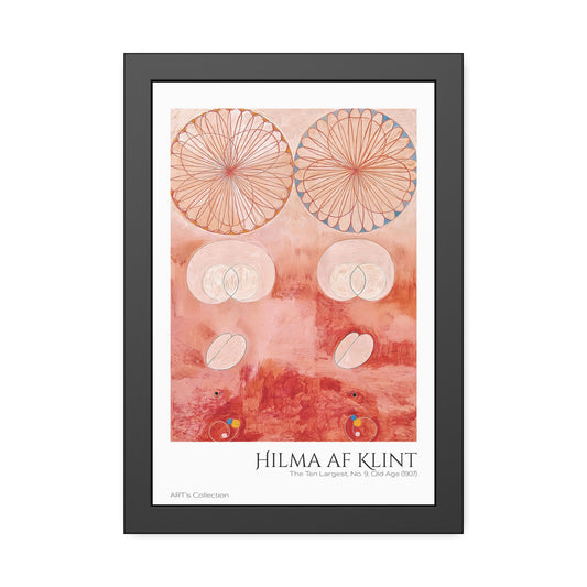 The Ten Largest, No. 9, Old Age (1907) by Hilma af Klint  / Affiche Encadrée série ART's Collection
