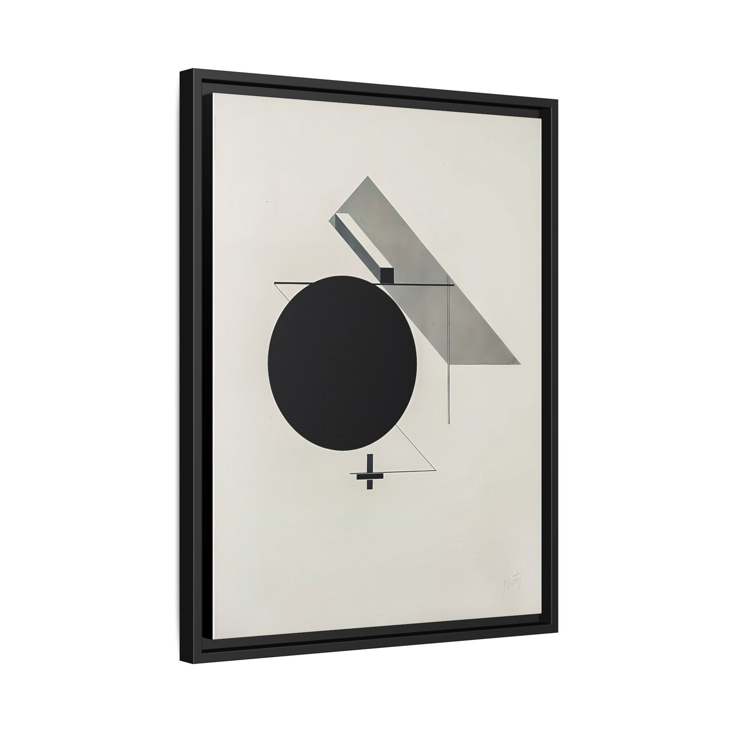 Kestnermappe Proun, Rob. Levnis and Chapman GmbH Hannover #5 (1923) by El Lissitzky / Toile encadrée sur caisse américaine