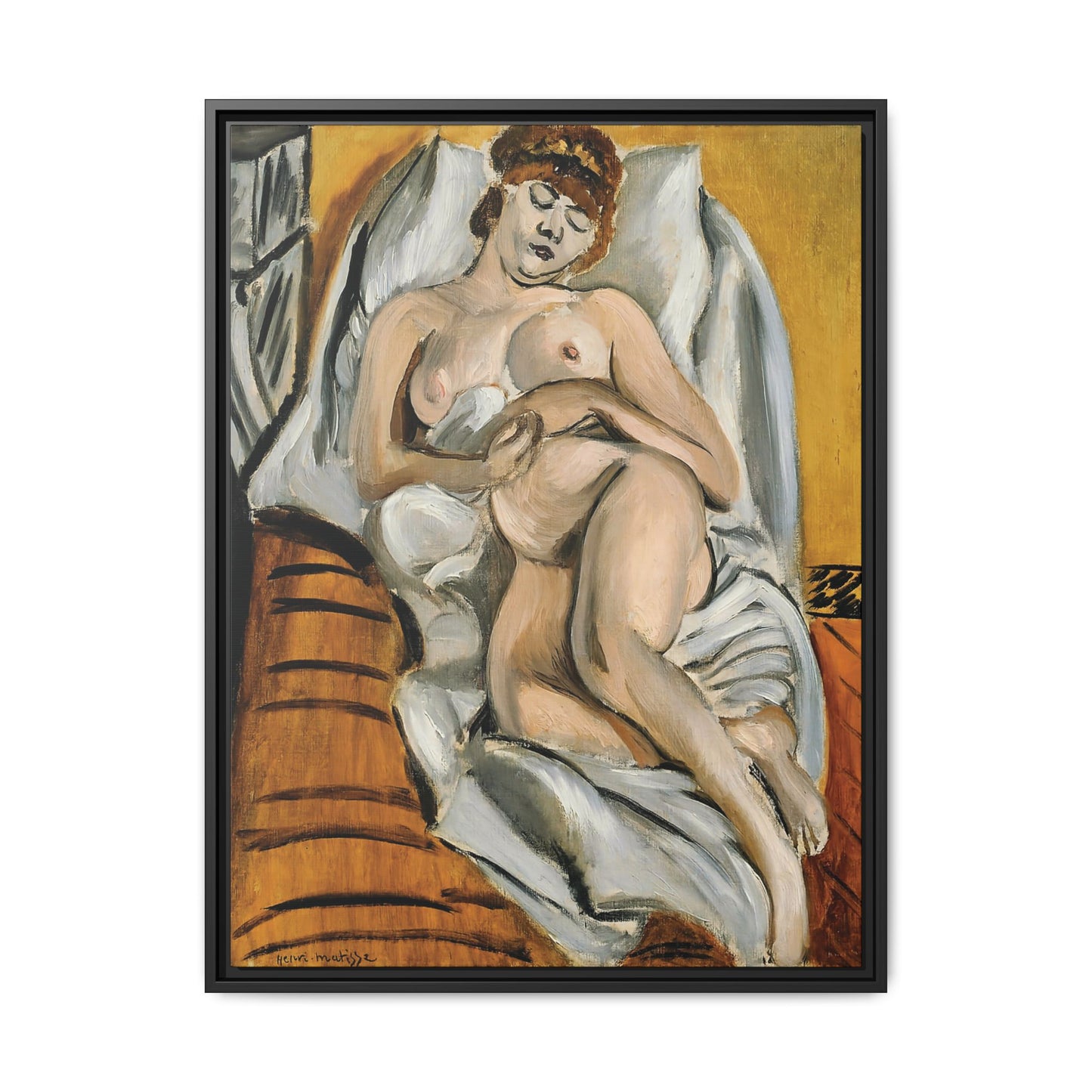Femme nue (1915) by Henri Matisse / Toile encadrée sur caisse américaine