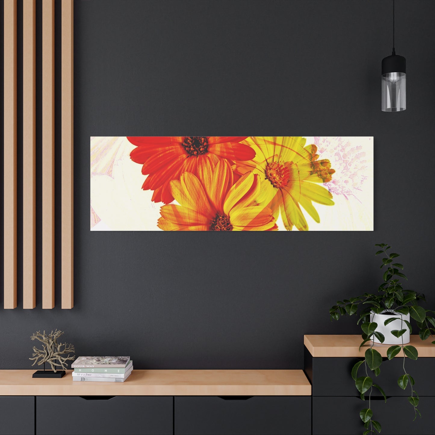 Collection Signature "FLORAL Numéro 19" sur Toile Fine Art sur Toile / Epaisseur 3,2cm - 1'25 po