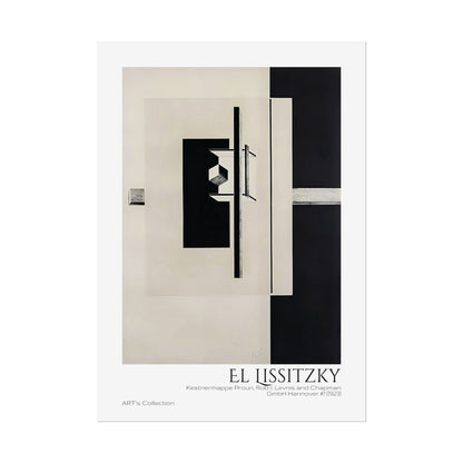 Kestnermappe Proun, Rob-1. Levnis and Chapman GmbH Hannover #7 (1923) by El Lissitzky / Affiche imprimée - Série ART's Collection