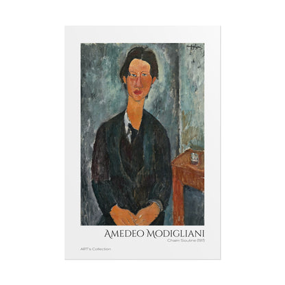 Chaim Soutine (1917) by Amedeo Modigliani / Affiche imprimée - Série ART's Collection