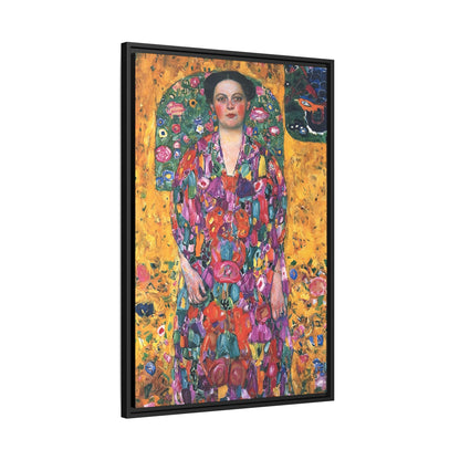 Portrait of Eugenia Primavesi (1913) by Gustav Klimt  / Toile encadrée sur caisse américaine