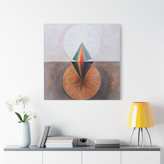 The Swan, No. 12, Group IX-SUW (1915) by  Hilma af Klint / Reproduction Fine Art sur Toile / Large Epaisseur 3.2 cm - 1.25 inch