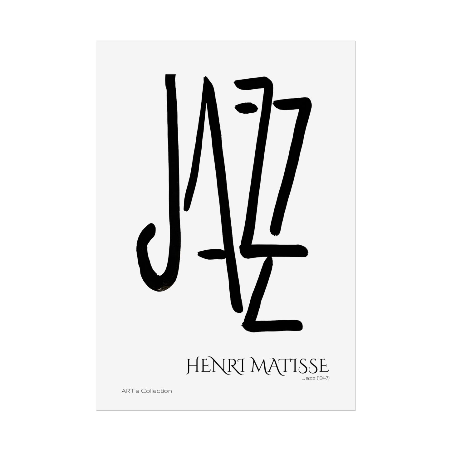 Jazz - Titre (1947) by Henri Matisse / Affiche imprimée - Série ART's Collection