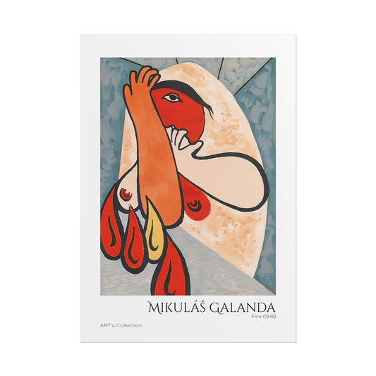Fire (1938) by Mikulás Galanda / Affiche imprimée - Série ART's Collection